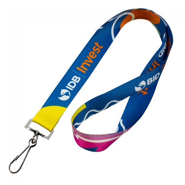 Dye Sublimation Lanyard - 1/2 inch - DSPOLY12 - IdeaStage